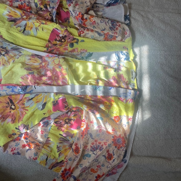 Anthropologie tiered floral kimono dress - Picture 3 of 3